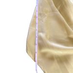 Mable Gold Chiffon Maxi Dress Women M One Shoulder Open Back Formal Gown Size M Photo 7