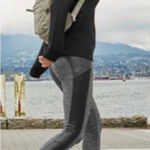 Athleta  Luxe Metro Drifter Herringbone Faux Leather Legging Sz S‎ Photo 0