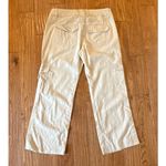 Gloria Vanderbilt  tan linen blend cargo utility pant 6p Photo 1