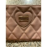 Juicy Couture  Dusty Blush Quilted Diamond Faux Leather Wristlet NWT Photo 2