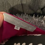 CHRISTINE ALCALAY 100%Silk Loose Fit Pink/Fuchsia Short Sleeve Blouse Size Small Pink Photo 5