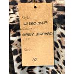 NWT Mandalay Grey Leopard Silk V Photo 12