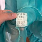 LOLA Made in Italy Layered Lace Top Blue Size L Photo 8