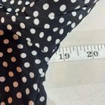 ZARA  Basic Women's Polka Dot V Neck Long Sleeve Blouse Black‎ White Size Small Photo 4