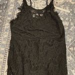 And’or‎ Chic Spaghetti Strap Black Lace Mini Dress Size Medium Photo 5