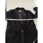 Loft Women’s Classic Black Velvet Blazer Suit Jacket 10 Holiday Christmas Photo 5