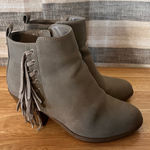 Circus by Sam Edelman  Tan Fringe Heeled Ankle Boots Size‎ 6 Photo 0
