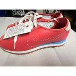 Nike Women’s Cortez Leather Sneaker - University Red/University Blue Photo 10