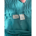 L.L.Bean ‎ Skort Women's XL Turquoise Blue Outdoor Pull On Elastic Waist Photo 7