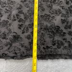 VERO MODA Aware by Black Floral Burnout Mock Neck Dress Puff Sleeve XS Photo 7