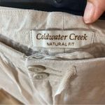 Coldwater Creek  Natural Fit Linen Draw String Parchment Casual Pants Photo 5