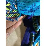 Sante Women Tribal Print MuMu/ Kaftan Sz. Os Blue Loungewear Comfort Modest EUC Photo 6