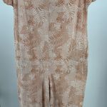 AnyBody leopard tropical tan pink short sleeve v Photo 5