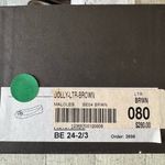 Maloles Dolly Brown Leather with Purple Bow Size 39 Photo 6