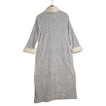 Oscar de la Renta Vtg Full Zip Plush Long Robe House Coat Sz S/M Printed Lounge Photo 1