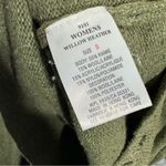 Woolrich Vintage  Willow Heather Green Quarter-Zip Pullover Mock Neck Sweater Photo 6