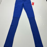 Pure Barre PURE‎ BARRE Splits59 Womens Size XS Leggings Blue Lycra Stretch Ribbed Leg NEW Photo 0