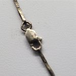 Danecraft Sterling Silver Necklace & Gold Plated Cross Pendant Photo 4