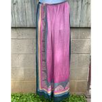 Size S//Vintage 70s Silk Scarf Skirt Judy Hornby Couture Purple Photo 1