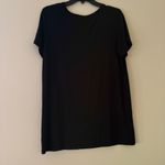 Halogen Black Modal Stretch V-Neck T-Shirt Women’s Medium Photo 1