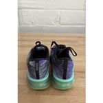 Nike  Blue Purple Air Flyknit Max Hyper Grape Women's Running Shoes - Size 9.5 Photo 2