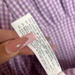 ZARA Bloggers Fav Lilac Gingham Mini Dress Long Sleeve Purple White. Size XXL Photo 6