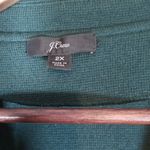 J.Crew  Sophie Open Front Sweater Cardigan Kelly Green Forest Womens 2X Photo 1