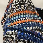 A SHORE FIT TUMMY SEPARATES WO SIZE 24 MULTICOLOR RUFFLE TIERED SWIM TOP CLEAN Photo 4