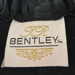 Bentley Women's Black Silky Satin Floral Zipper Midi A Photo 3