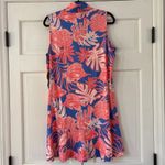 Caribbean Joe NEW Sleeveless Tropical Dress Collared Vacation Beach Size Large Photo 4