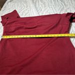 Dainty Jewells Size XXXL Burgundy 3/4 Sleeve Round Neck Modest Midi Dress Church Red Photo 9