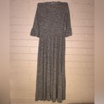 Reborn Charcoal Long Sleeve Dress Gray Photo 1