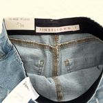 Tinseltown  High Rise pull on raw hem flare jeans Photo 5