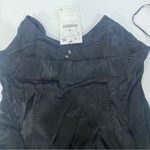 ZARA  black satin effect bustier halter mini dress Photo 2