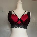 Chic Red and Black Lace Bra Size 1X 2X Photo 6
