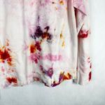 Armani Exchange Large Top Lipstick Clouds Tie Dye Handmade Jersey Knit Pink 416 Photo 9