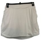 Nike  DRI-FIT White Skorts Biker Shorts Tennis Golf Gym Size Small EUC #0836-ATH Photo 0