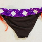 Ocean Pacific  OP Bikini Bottom Brown Purple Medium Photo 1