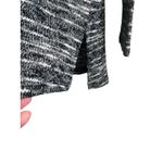 Splendid VTG Y2K  Women Tunic Sweater M Gray Black Marled Cowl Neck 3/4 Sleeve‎ Photo 6