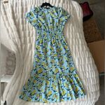 French Connection NWT  Bluebird Lemon Maxi Dress Photo 1
