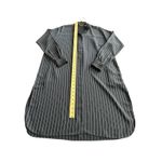 Aritzia  Babaton Striped Shirt‎ Dress Blue White Midi Long Sleeve Pockets #FF10-2 Photo 7