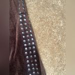 y2k brown velour tracksuit with silver studded details Size M Photo 8