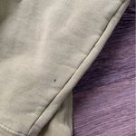 Reformation Jeans Bright Green Cropped Quarter Zip Sweatshirt S Photo 2