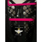 NWT Antthony Originals Poncho Womens One Size Black Fringe Knit Fashion Photo 6