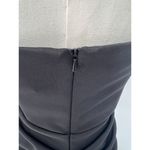 XScape  Women's Sz 8 Long Scuba Strapless Asymmetric Black Gown Dress Formal5723X Photo 10