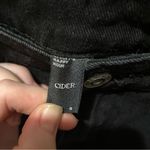 Cider GUC Rhinestone Heart Ripped Denim Shorts Size Small Photo 3