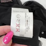 Chloé Chloe Size S 4 Blouse Black Semi Sheer Button Up Metallic Copper Sequin Collar Photo 10