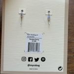 NWT Myra Bag Black and Silver Beaded Earrings Photo 3