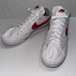 Nike  Court Legacy Shoes Womens 9.5 White Pink Canvas Low Top Sneakers CZ0294-102 Photo 8