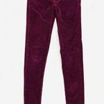 American Eagle Outfitters Super Stretch Corduroy Burgundy Purple Jeggings Photo 0